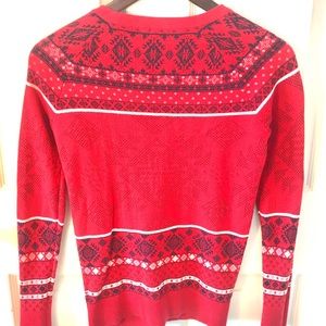 Red Christmas sweater small